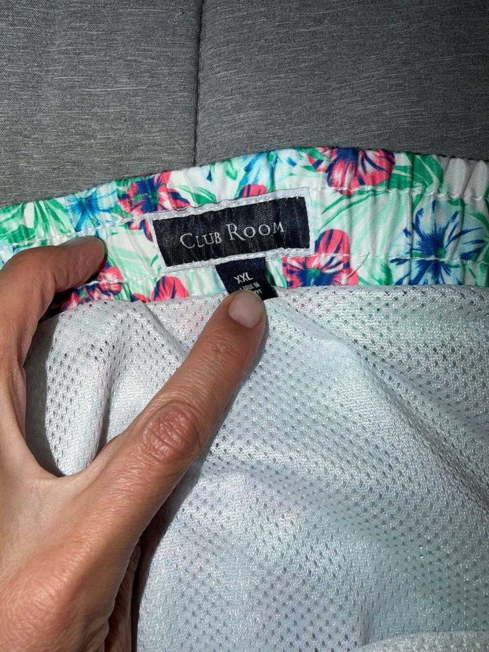 Club Room Swim Trunks Size XXL Floral Tropical Beach Boardshort